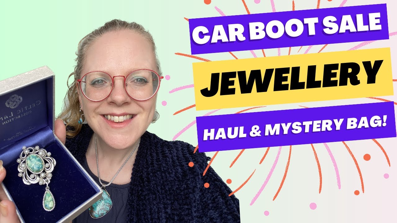 Car Boot Sale Jewellery Haul & Mystery Bag Unboxing PLUS Acid Testing - did we find GOLD??!