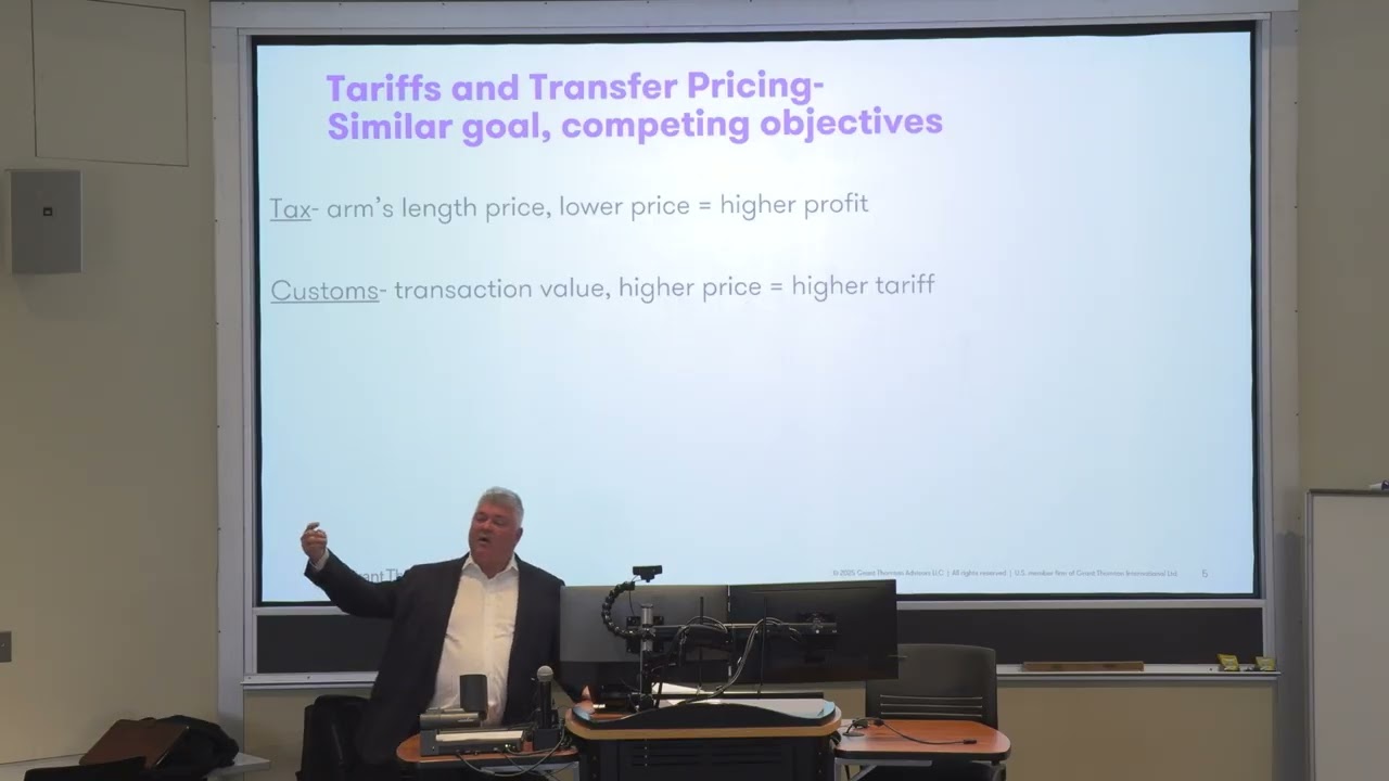Tariffs and Transfer Pricing: Viewing Both Sides of Their  Battle.