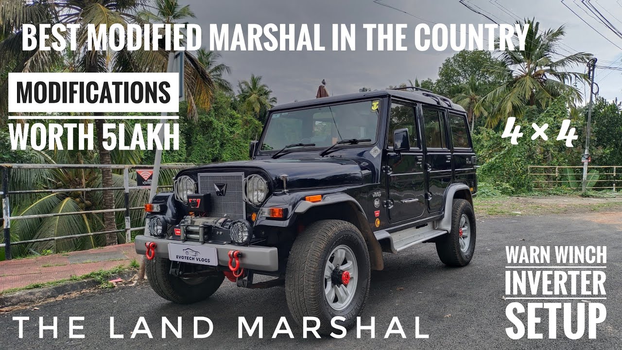 The Land Marshal fullymodified MahindraMarshal 4×4 @rolexvlogs_ #Mahindra #modified