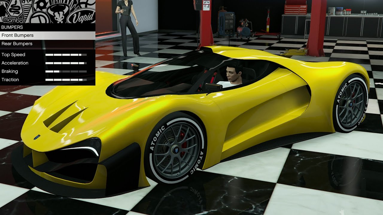 GTA 5 - Past DLC Vehicle Customization - Grotti Visione (Ferrari Xezri Competizione Concept)
