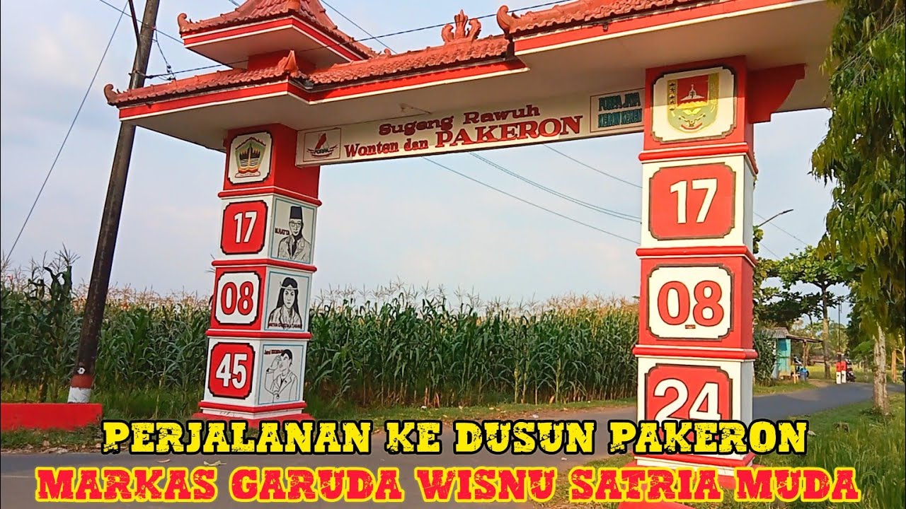 PERJALANAN KE DUSUN PAKERON SUMBERARUM TEMPURAN MARKAS GARUDA WISNU SATRIA MUDA