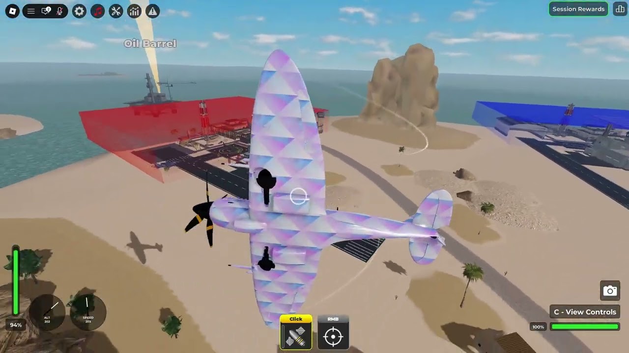 Destroying War Tycoon server with the Spitfire