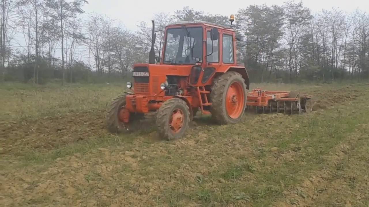 Belarus Mtz 82 - Tárcsázás 2015 [HD]