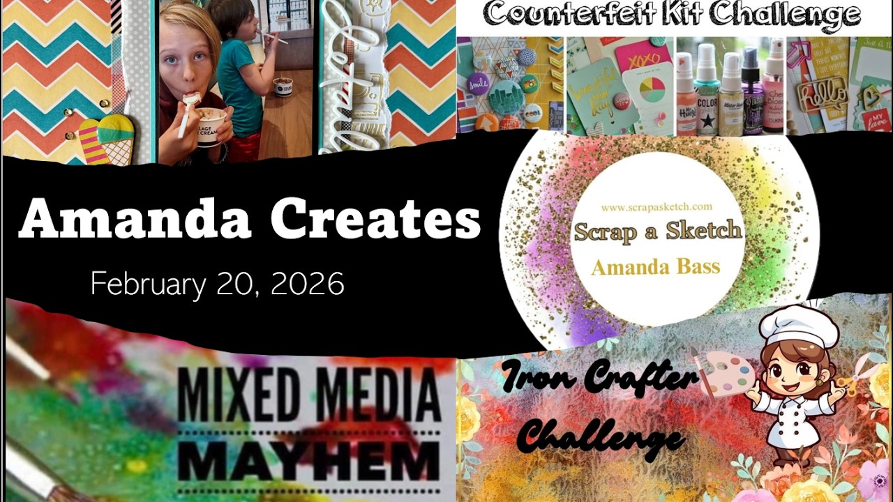 Details #ScrapaSketch #mixedmediamayhem #IronCrafters #CounterfeitKitChallenge