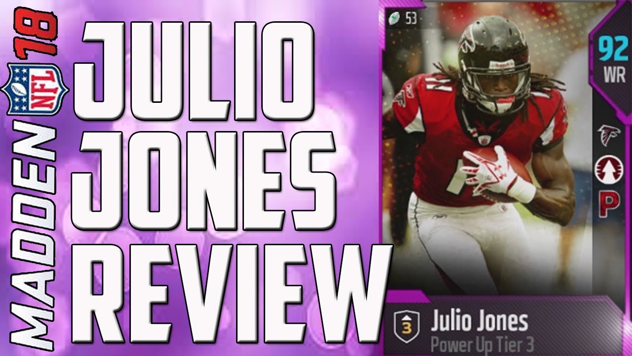HOW GOOD IS JULIO JONES? MUT 18 PLAYER REVIEW