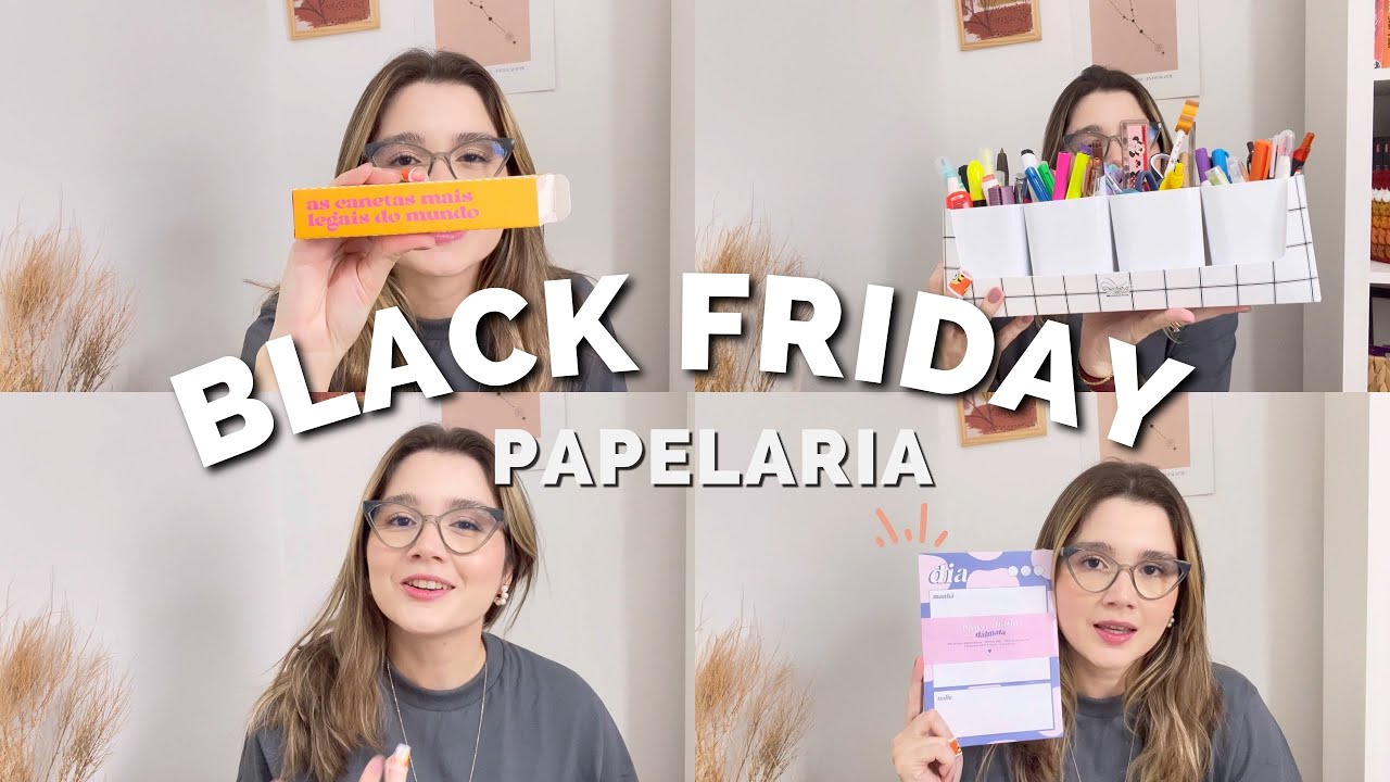 Black friday s&oacute; de papelaria: ILUSTRALLE, MEG & MEG, MECA 🫶