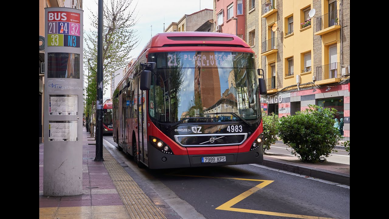 Zaragoza Bus: Volvo 7900 Hybrid