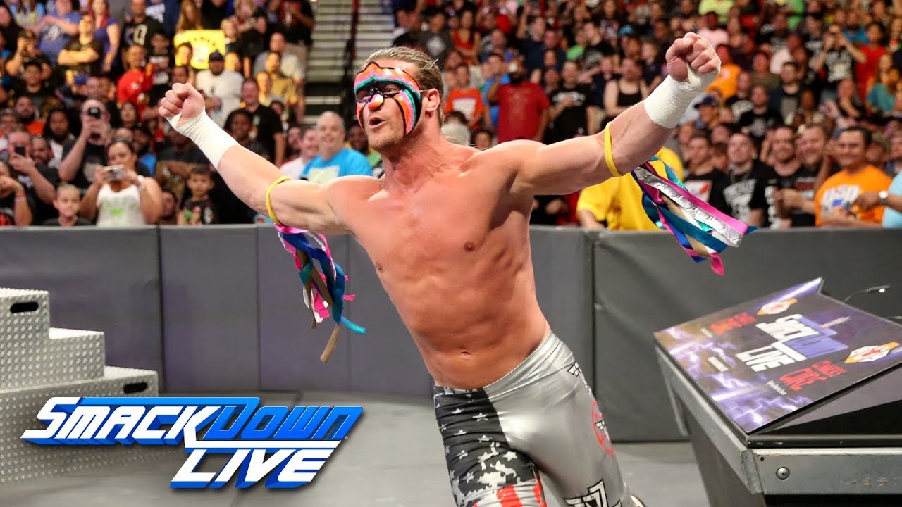 Дольф Зигглер пробует ещё несколько экстравагантных выходов: SmackDown LIVE, 12 сентября 2017 г.