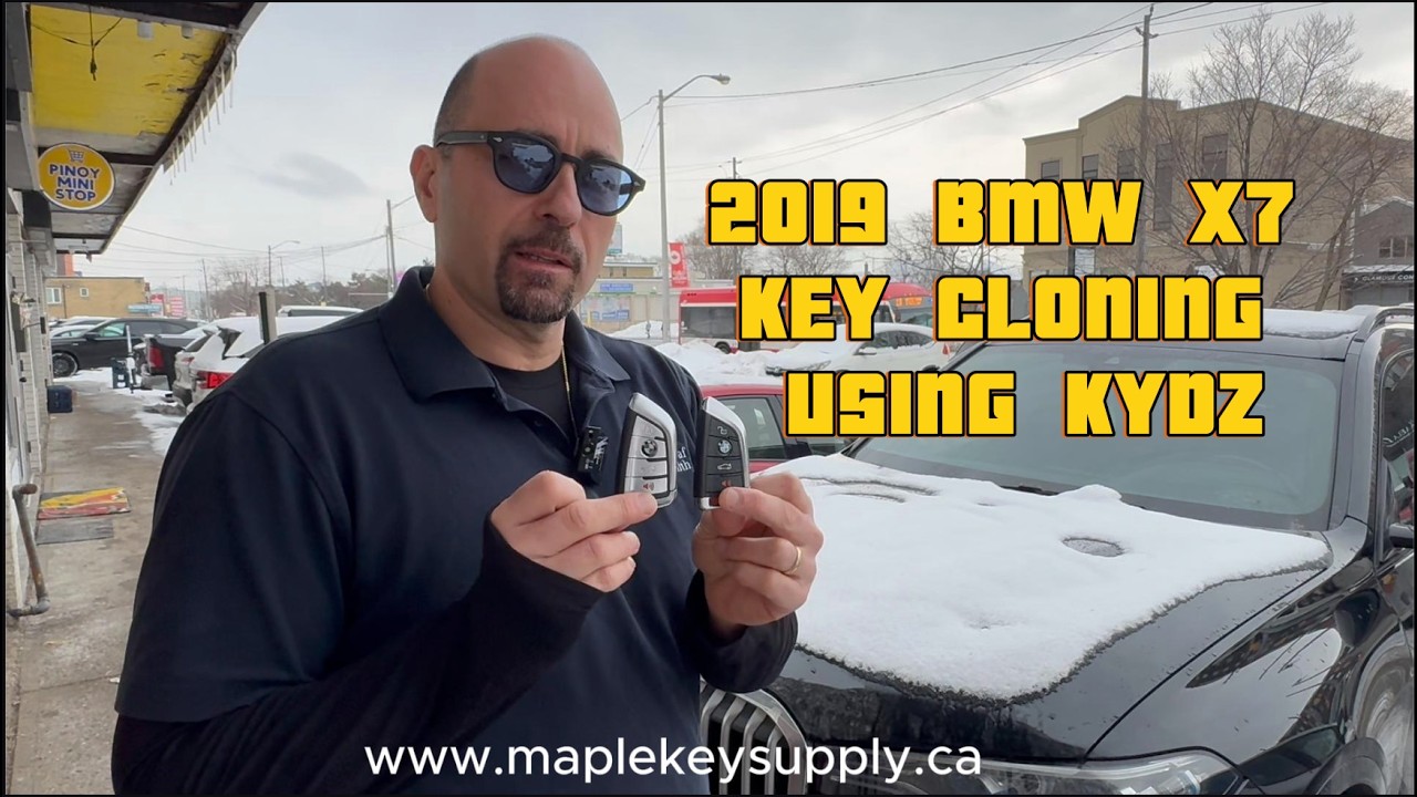 🔑 2019 BMW X7 G Chassis Key Cloning Tutorial | KYDZ Stone + 14 Adapter Tool Set