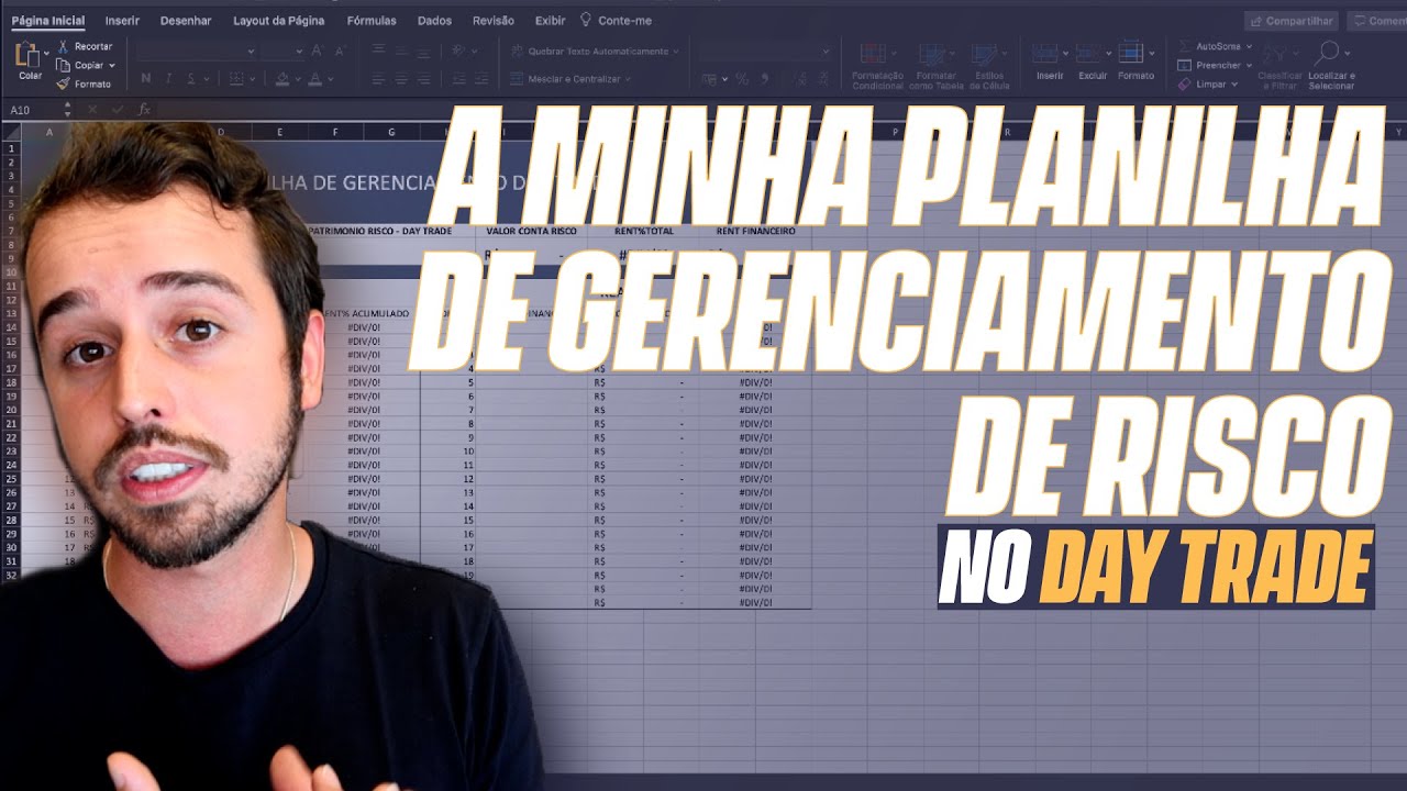 🔴 DAY TRADE | MY RISK MANAGEMENT SPREADSHEET | Paulinho Lima