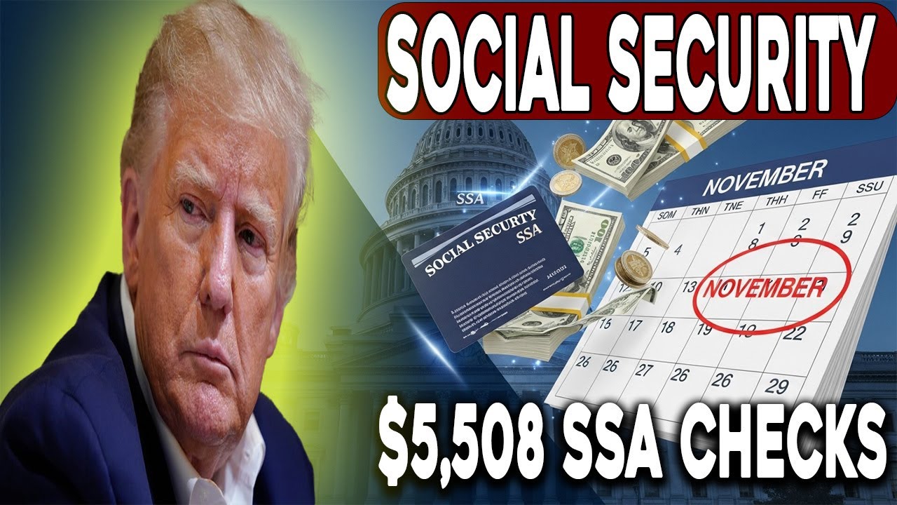 CONFIRMED: November SSA Payments Up to $5,508 &mdash; Here&rsquo;s Who Qualifies!