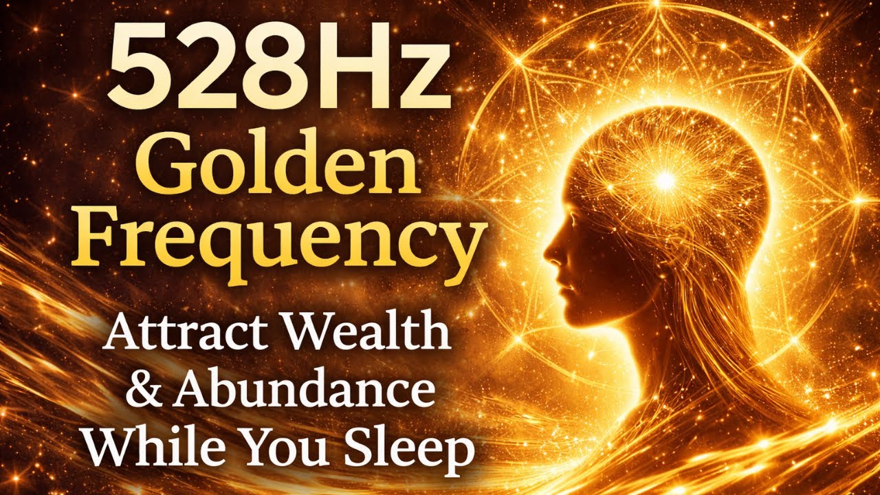 528Hz Golden Frequency – Attract Wealth & Abundance While You Sleep