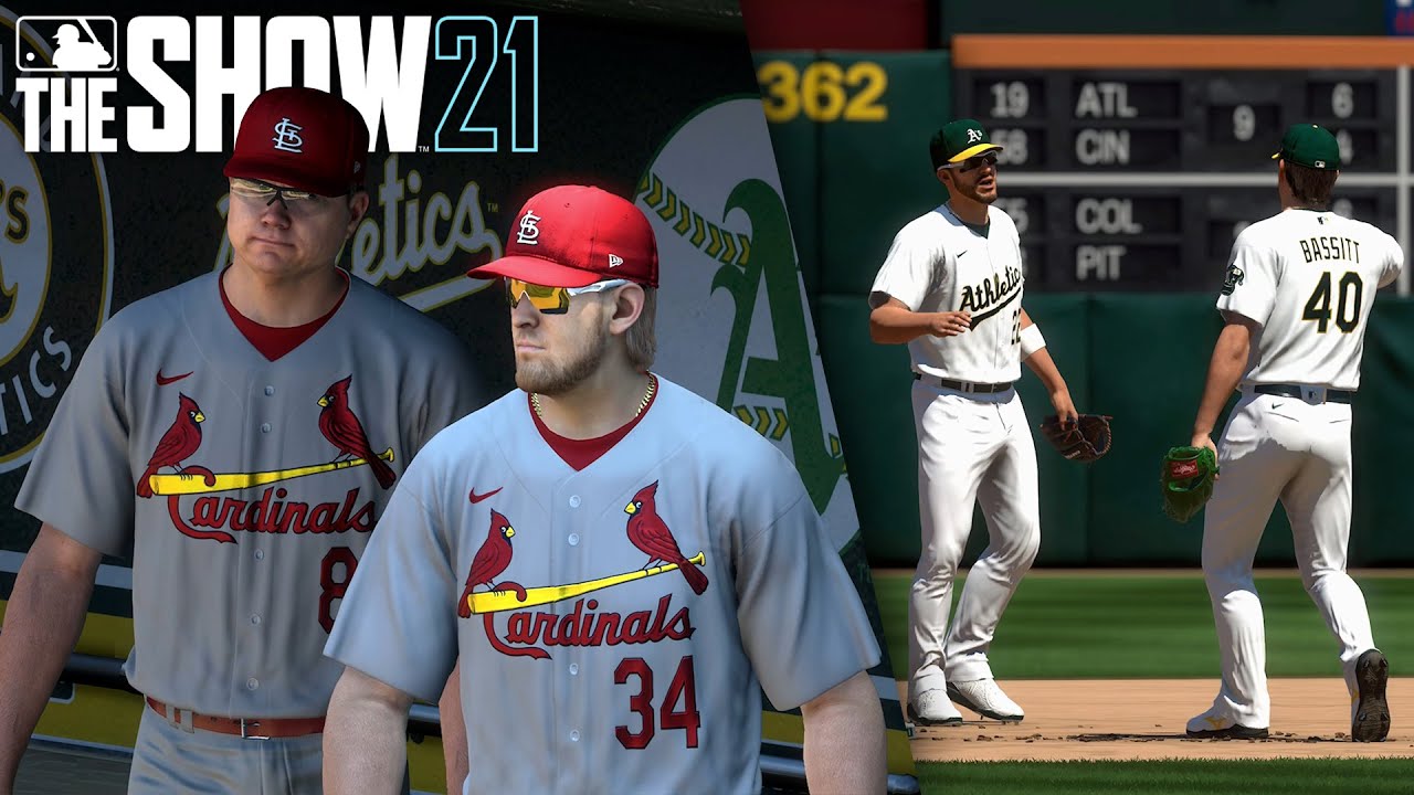 Cardinals Fall Apart Playing The A's in MLB The Show 21!
