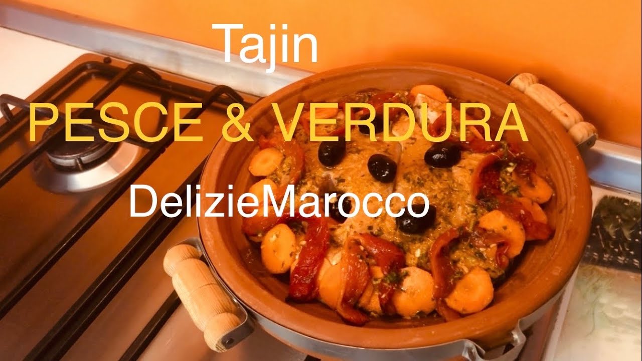 Tajin di pesce con finocchio e carote  in salsa di zenzero e limone