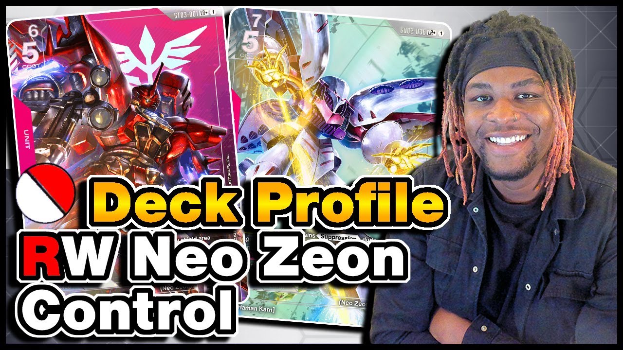 The Only TRUE Control Deck! Red/White Neo Zeon Control Deck Profile! Gundam Card Game!