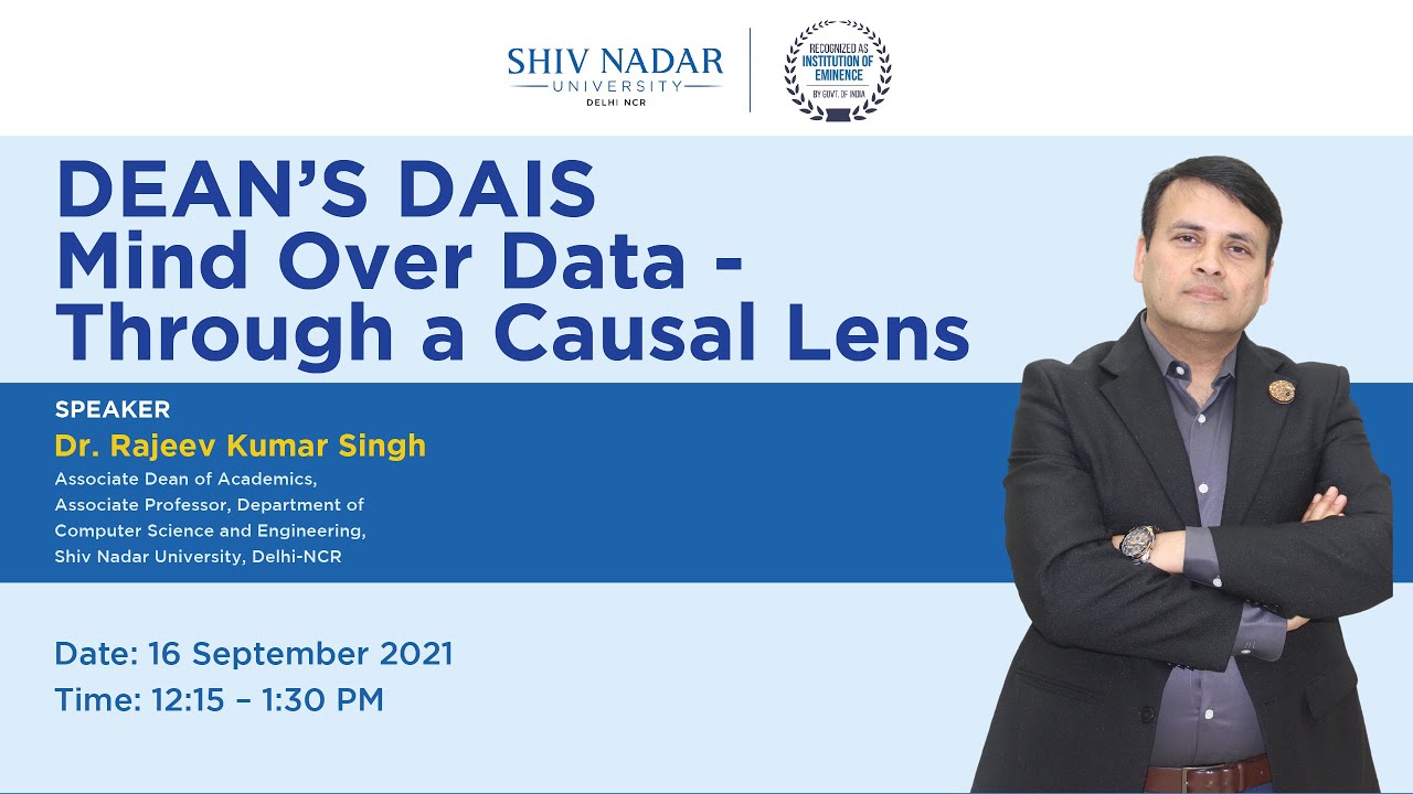 Dr. Rajeev Kumar Singh on 'Mind Over Data' | Leadership Series, Ep - 3