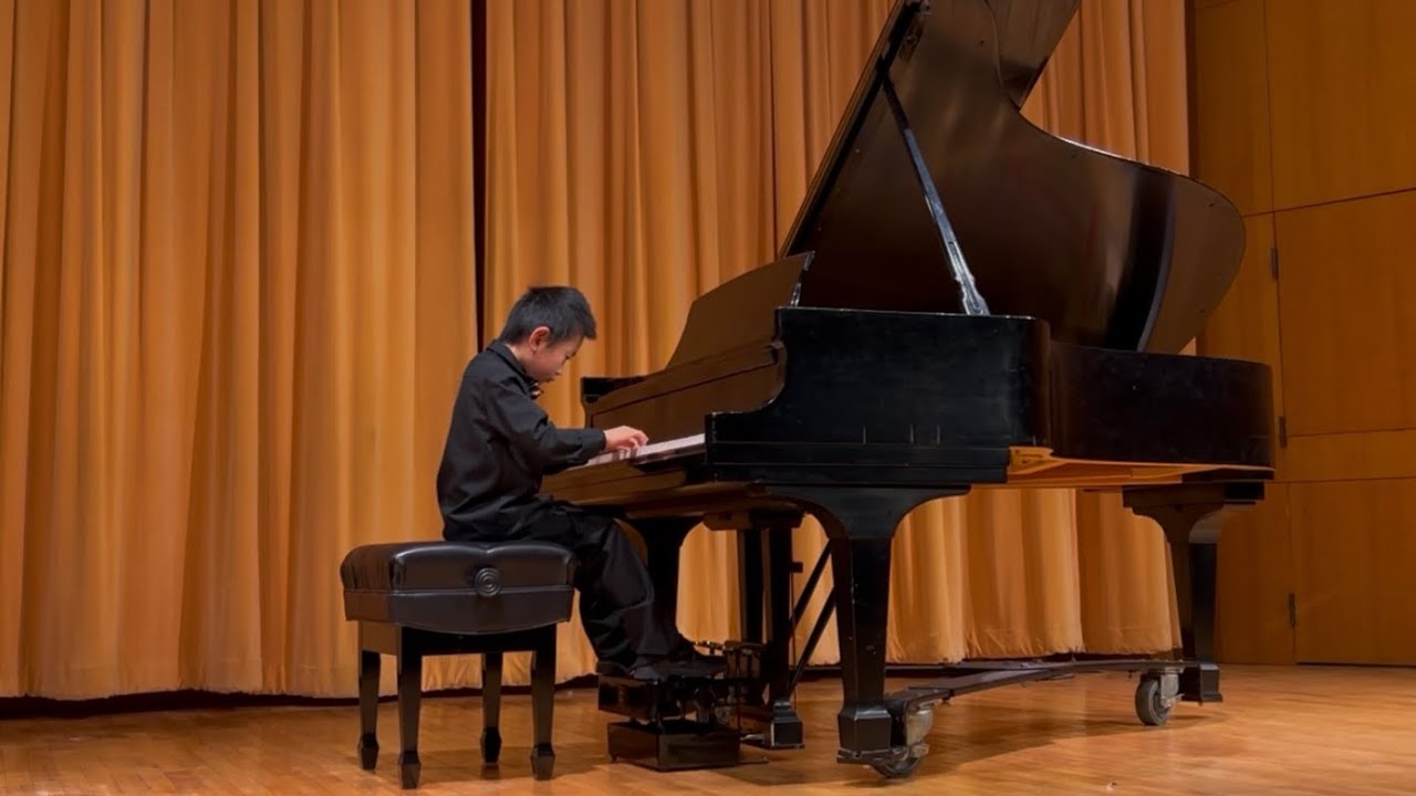 Kabalevsky- Sonatina op.13, mvt.1 & 3 (Jason H, 7yr)
