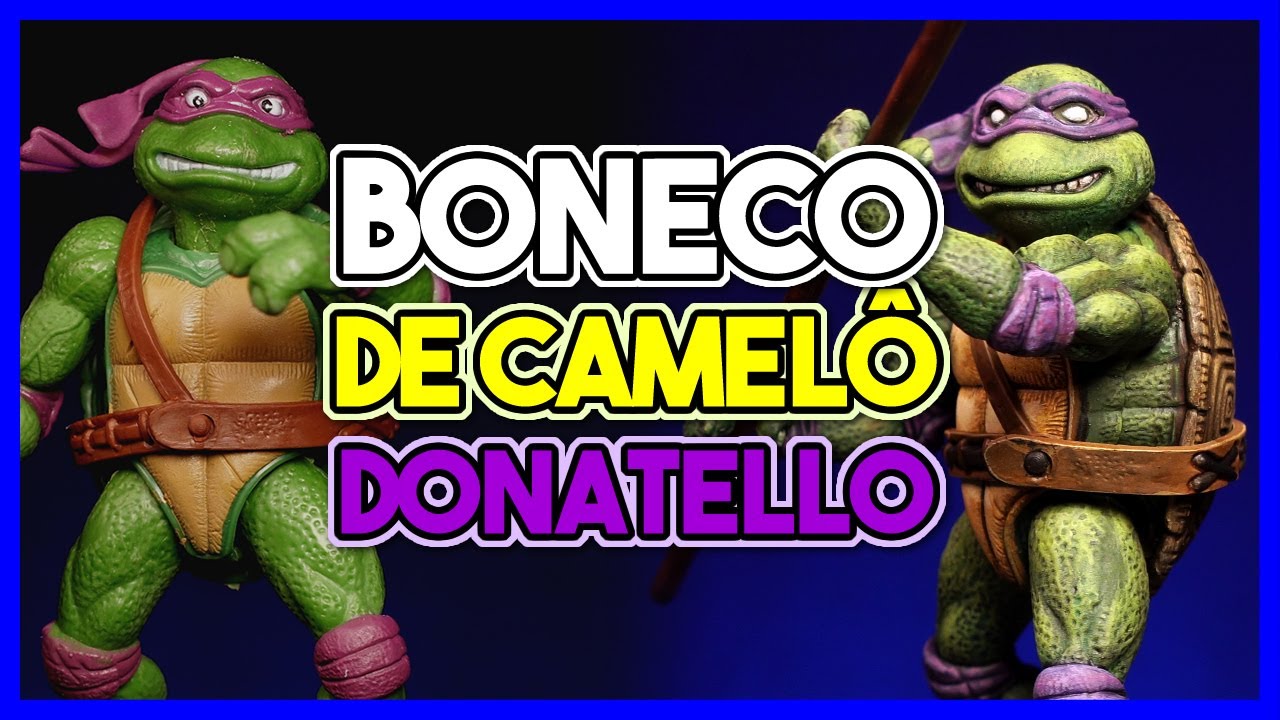 Transformando boneco de camelô em colecionável com pintura - Tartarugas Ninja
