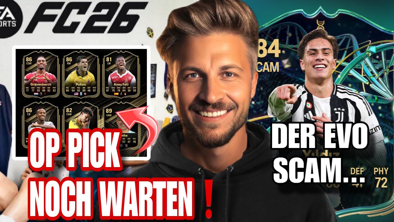 EA FC 26: DIESEN KRASSEN PICK MORGEN &Ouml;FFNEN 🔥SCAM EVOLUTIONS.. 👨&zwj;🏫 TOTW 2 & EA REAGIERT AUF KRITIK..