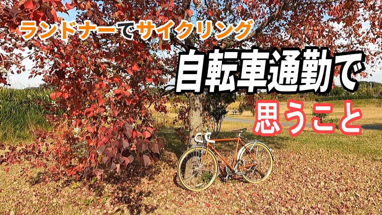 秋の佐鳴湖を一周しながら、ランドナーでの自転車通勤で思ったことについて話します
