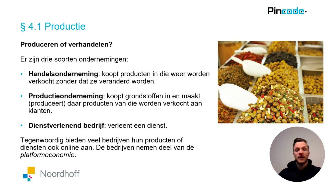 Pincode - havo / vwo 3 - Hoofdstuk 4 - Paragraaf 1 - Produceren - arbeidsproductiviteit - consumptie
