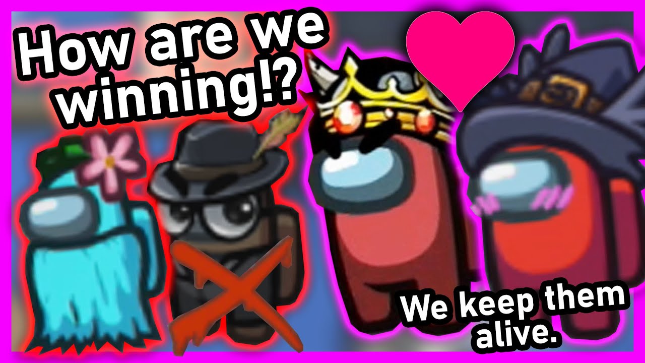 Among Us but we string along the Impostors for our own selfish Lovers win | Among Us Mods w/ Friends