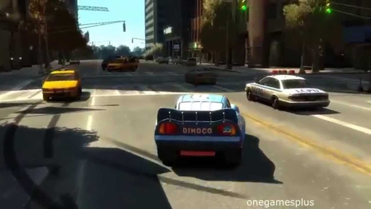 Dinoco Lightning McQueen crash test Disney car jumps fourteen
