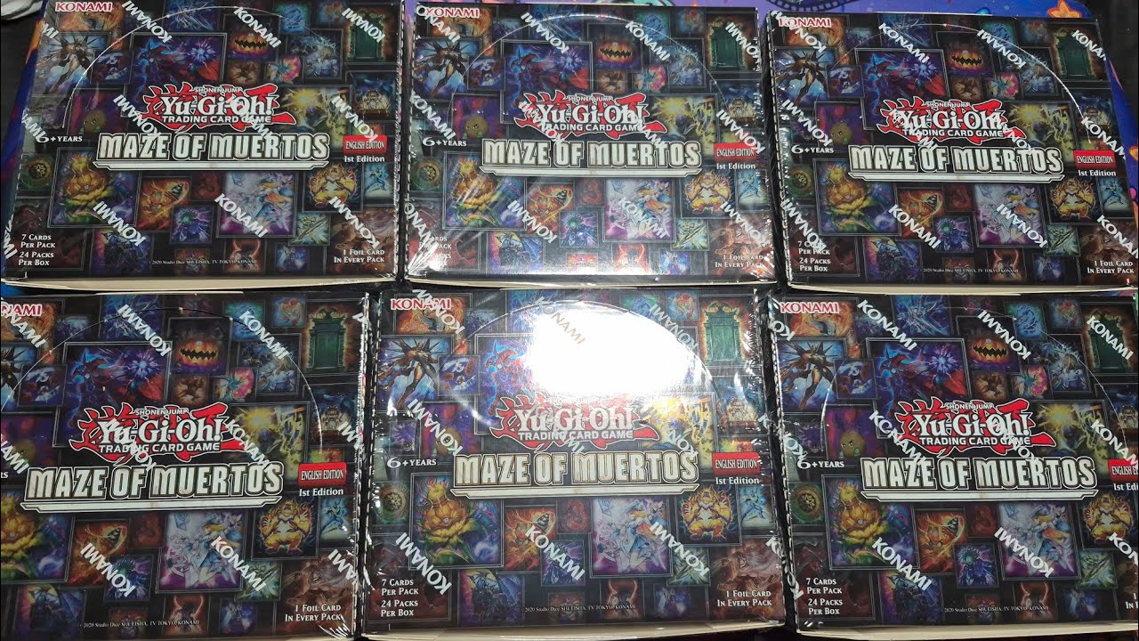 6x Maze of Muertos Yugioh Booster Box Pack Opening