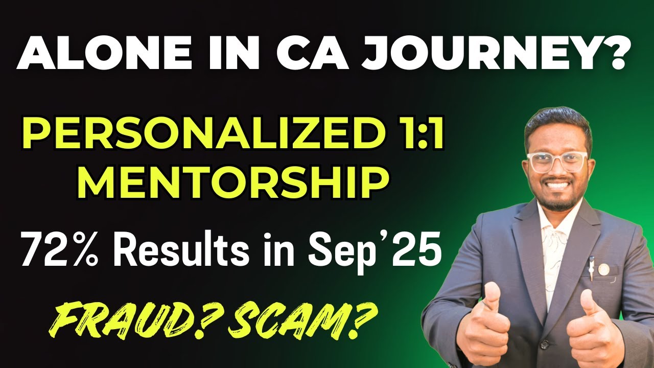 CA Mentorship Programme FRAUD | Is it really worth it? | Personalized 1:1 Mentorship | AIR 5, 6, 32