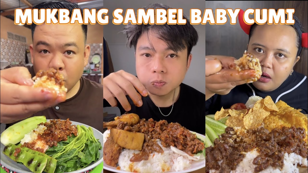 MUKBANG SAMBEL BABY CUMI🥵😍🤤 ||