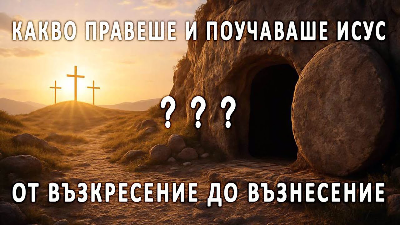 Какво правеше и поучаваше Исус от възкресение до възнесение ? | п-р Татеос | 01.05.2025