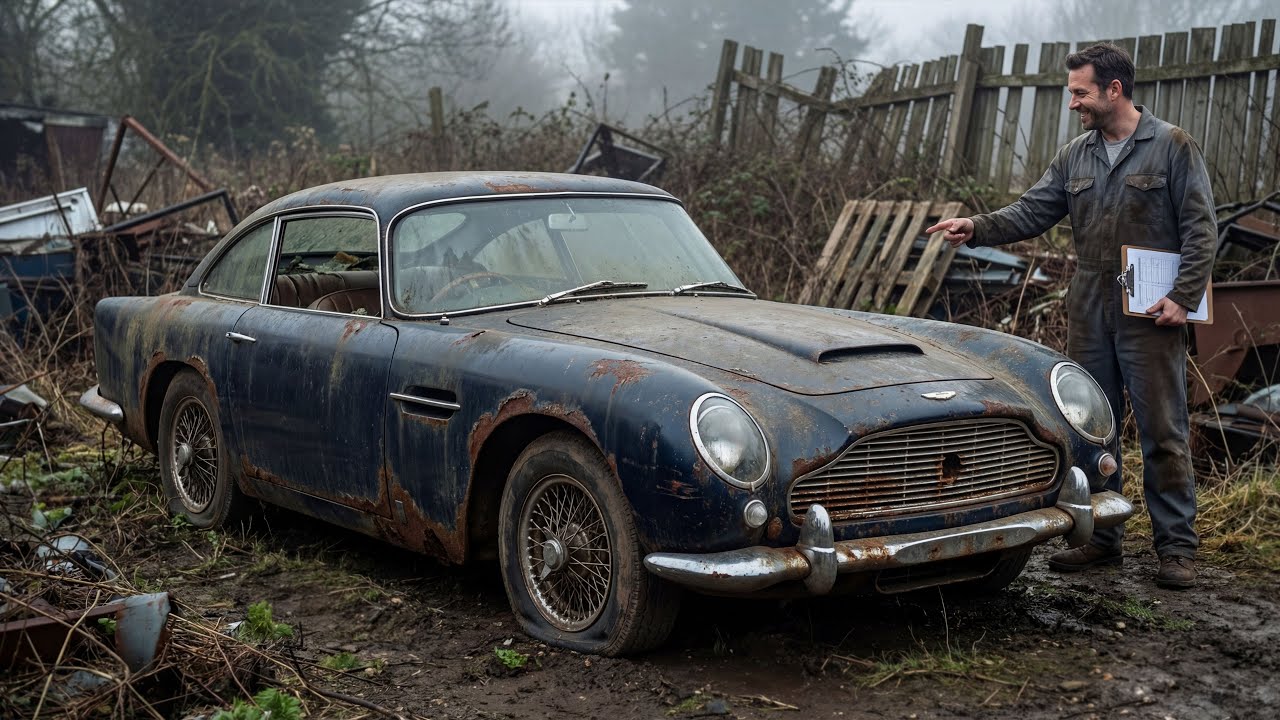 ASMR Car Restoration! Full Restoration Midnight Aston Martin DB5 1964