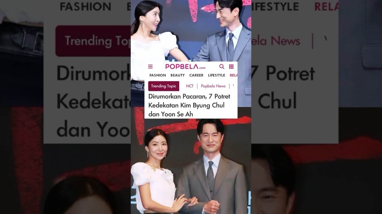 Dirumorkan Pacaran, 7 Potret Kedekatan Kim Byung Chul dan Yoon Se Ah #beritaartis #kpop