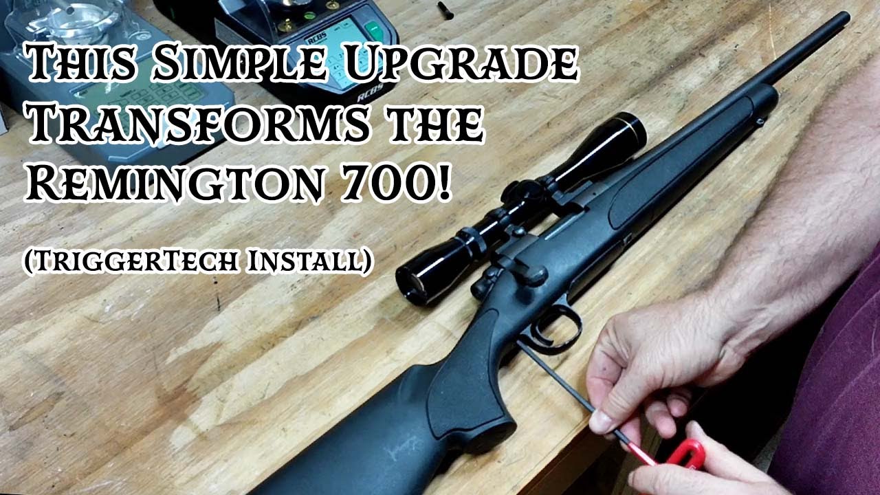 Это простое обновление преображает Remington 700! (Установка TriggerTech)