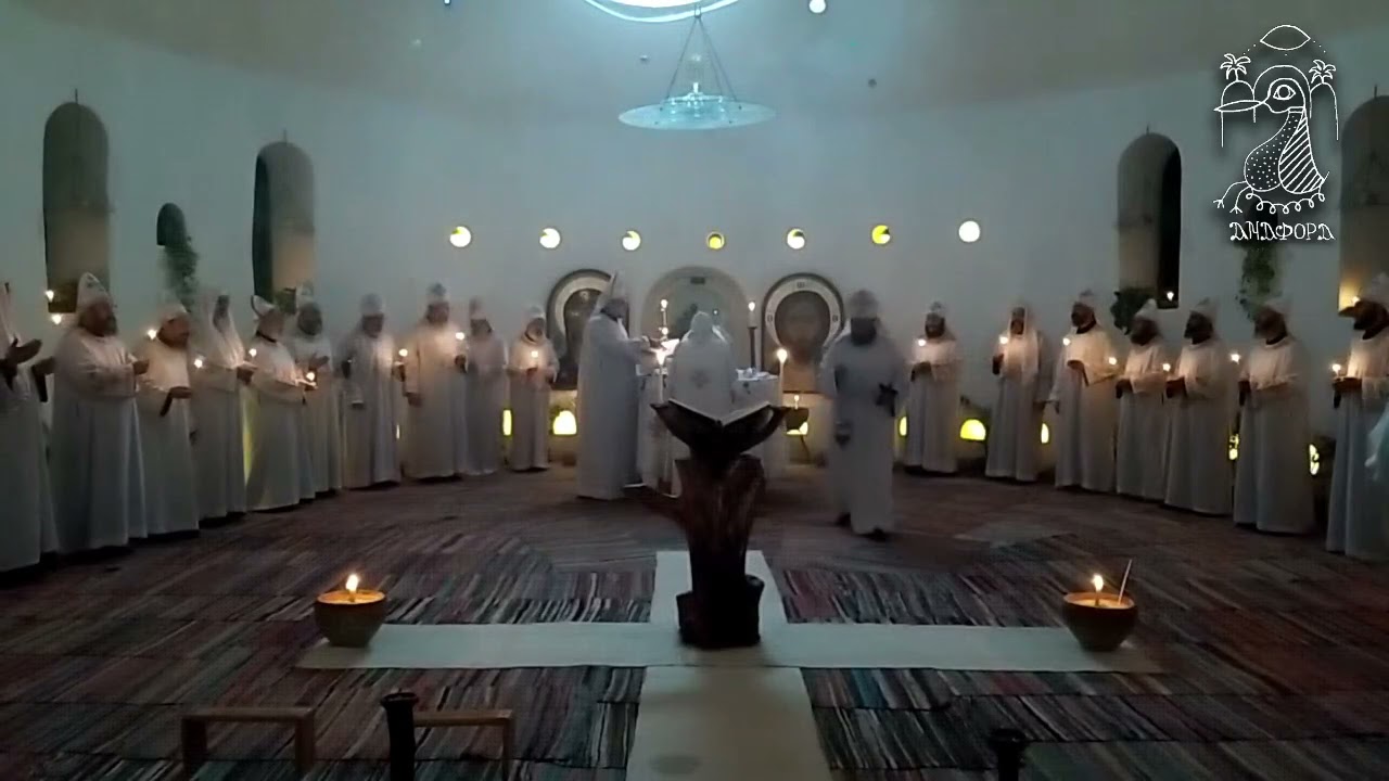القداس الإلهي من كنيسة أنافورا بحضور نيافة الأنبا توماس