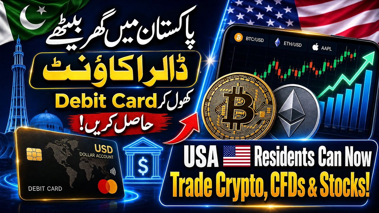 Open a Dollar Account & Get a Debit Card | Use Apple Pay, Google Pay & Trade Crypto, CFDs & Stocks