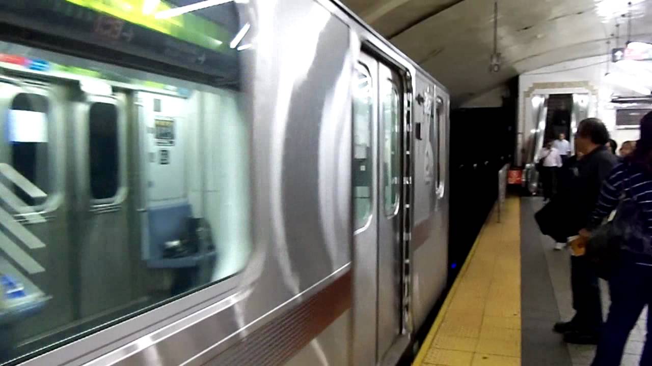 NYC Subway Exclusive First Look: R142A Test Train Signed up as a (7) At Grand Central-42nd Street