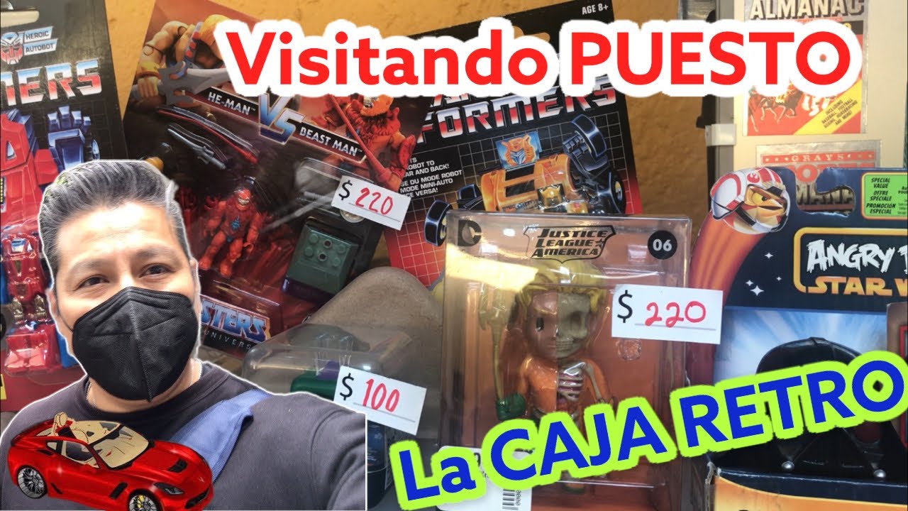 CAJA RETRO un puesto de JUGUETES Y COLECCIONABLES Los eventos Se ponen buenos 😎👌