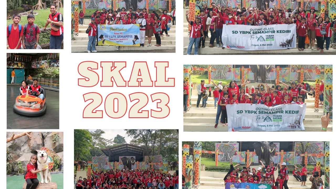 SKAL (Study Kenal Alam & Lingkungan) TK dan SD YBPK Kediri Ke Taman Safari 2 Prigen, Pasuruan, Jatim