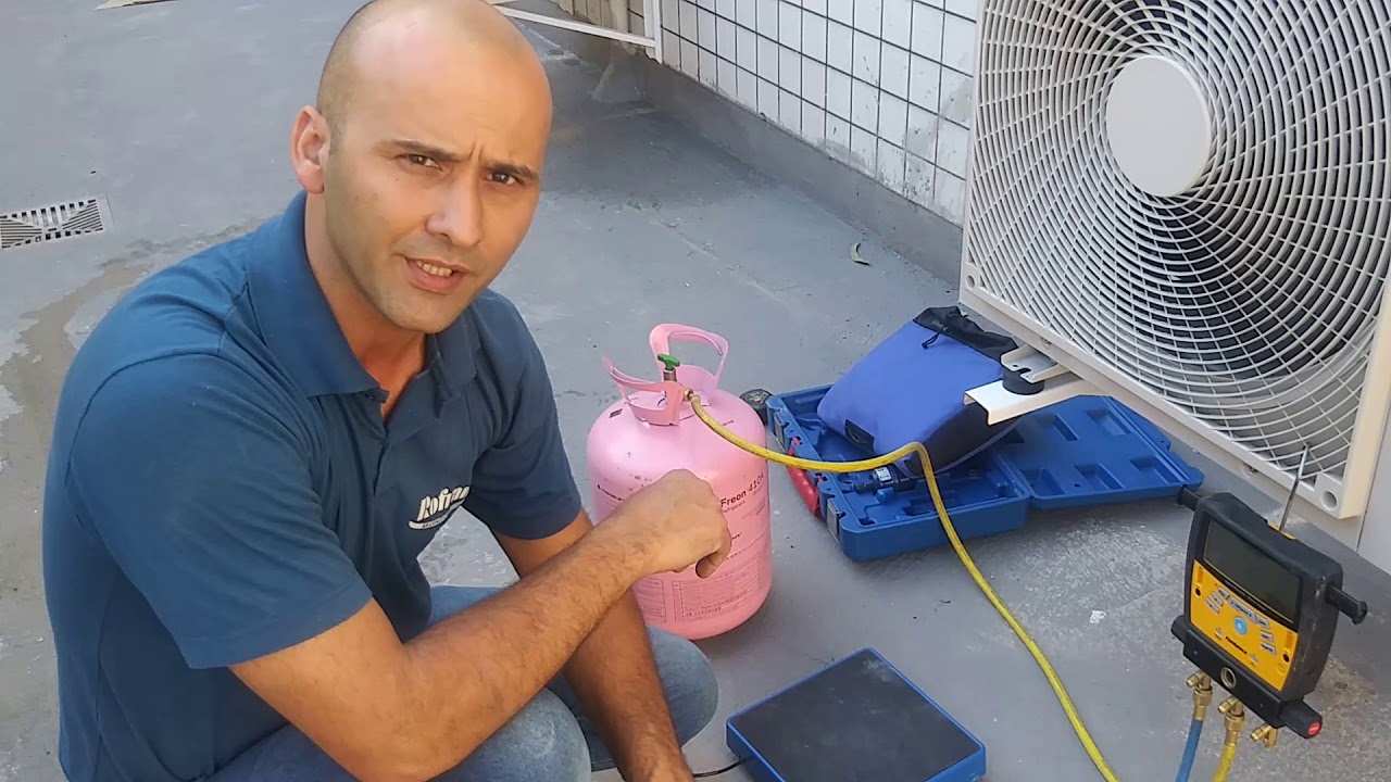 Carga de Gás Adicional Passo a Passo Cassete Inverter LG