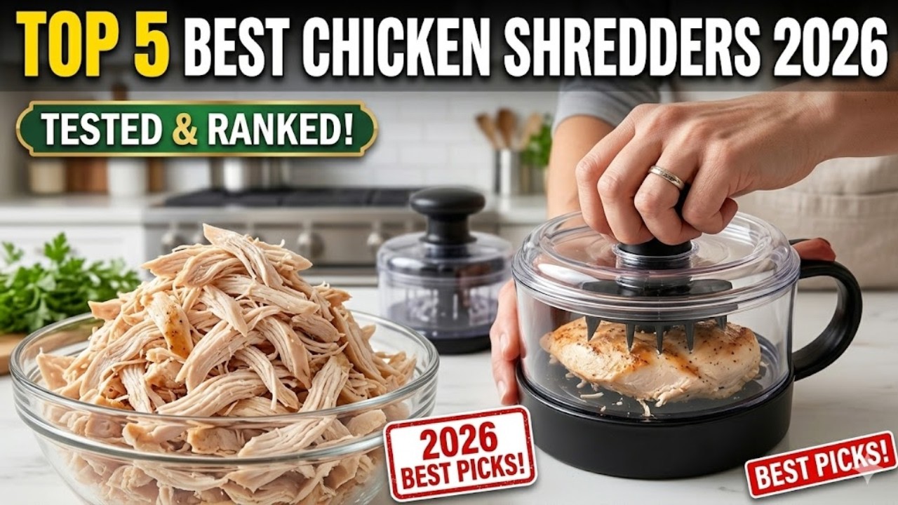 Top 5 Best Chicken Shredders 2026 – Manual vs Electric Shredders Tested & Compared