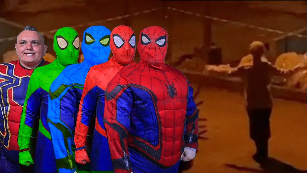 Team Spider-Man VS Serbian Dancing Lady