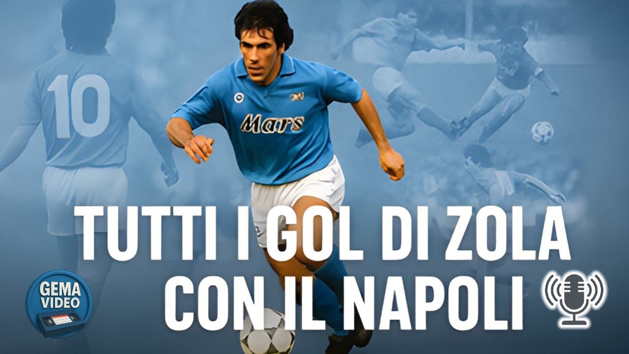 Gianfranco Zola: Tutti i 36 Gol col Napoli ( 🎙️Antonio Fontana)”