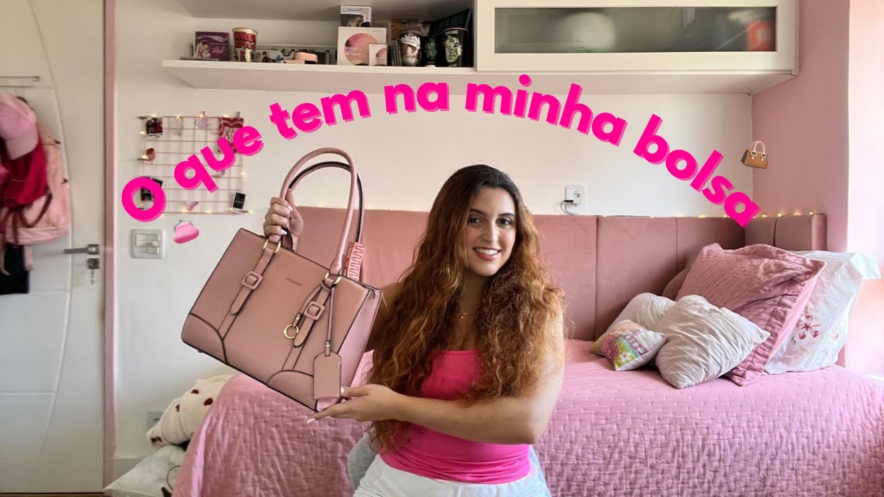 O que eu levo na minha bolsa👜🩷