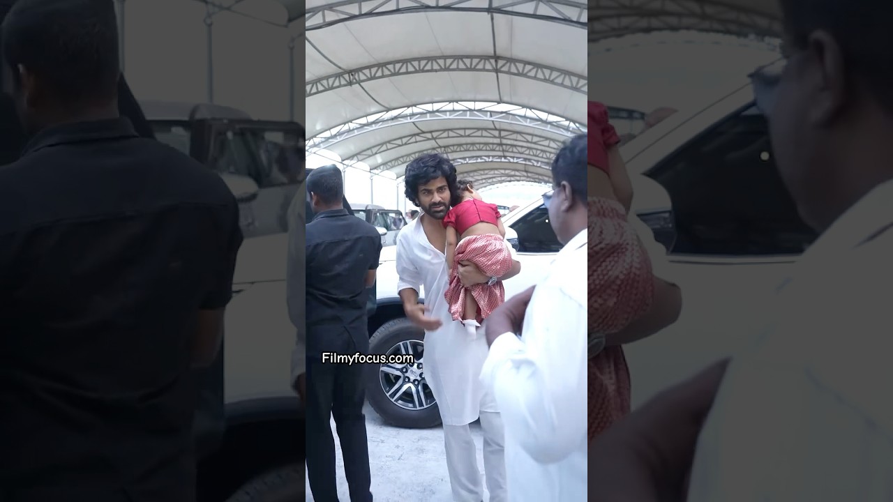 #Sharwanand with family visits Vijayawada Kanakadurga Temple & Mopidevi Sri Subramanyeswara Swamy