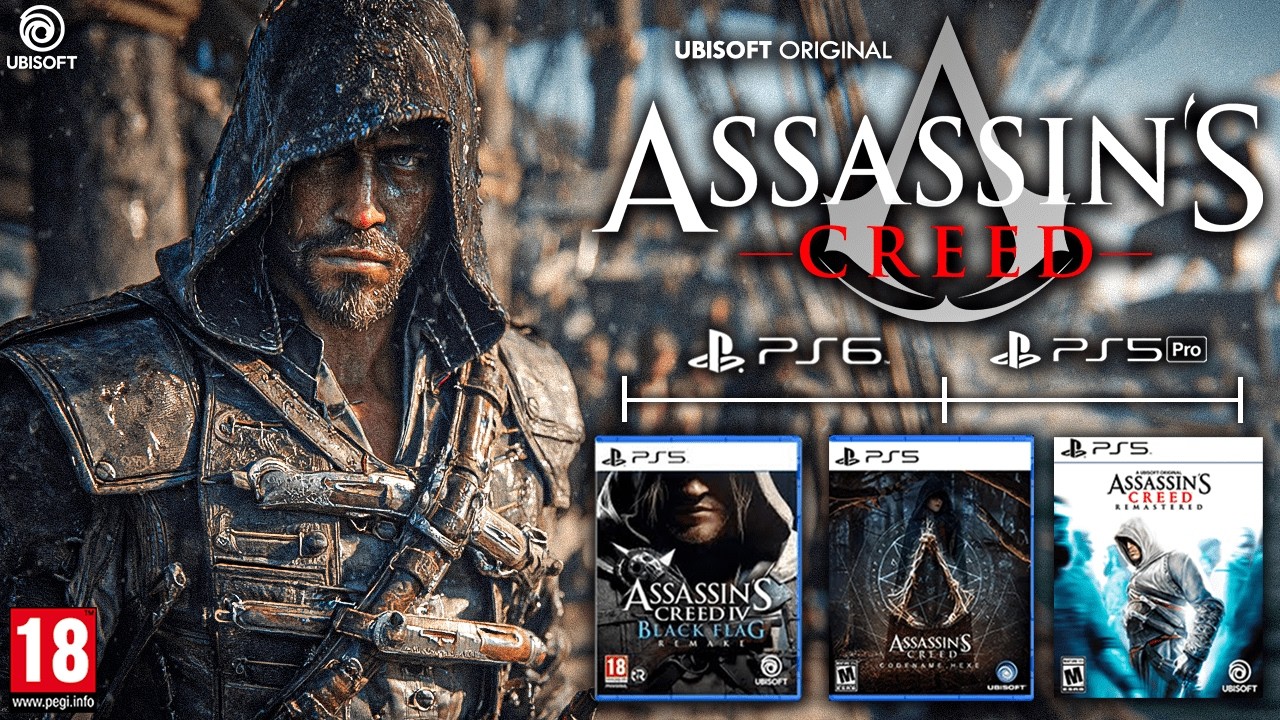 УТЕЧЕНА дорожная карта Assassin&rsquo;s Creed&trade; 2026! Раскрыты ремейк Black Flag, Hexe и новый открытый ...