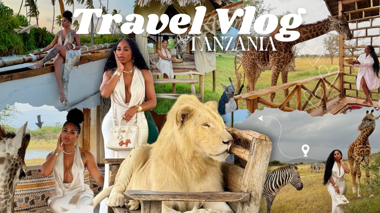 LUXURY TRAVEL| TANZANIA 🇹🇿 6 DAYS| 4 LUXURY Resorts| SWIMMING With Turtles, Safari, Boat Ride & More