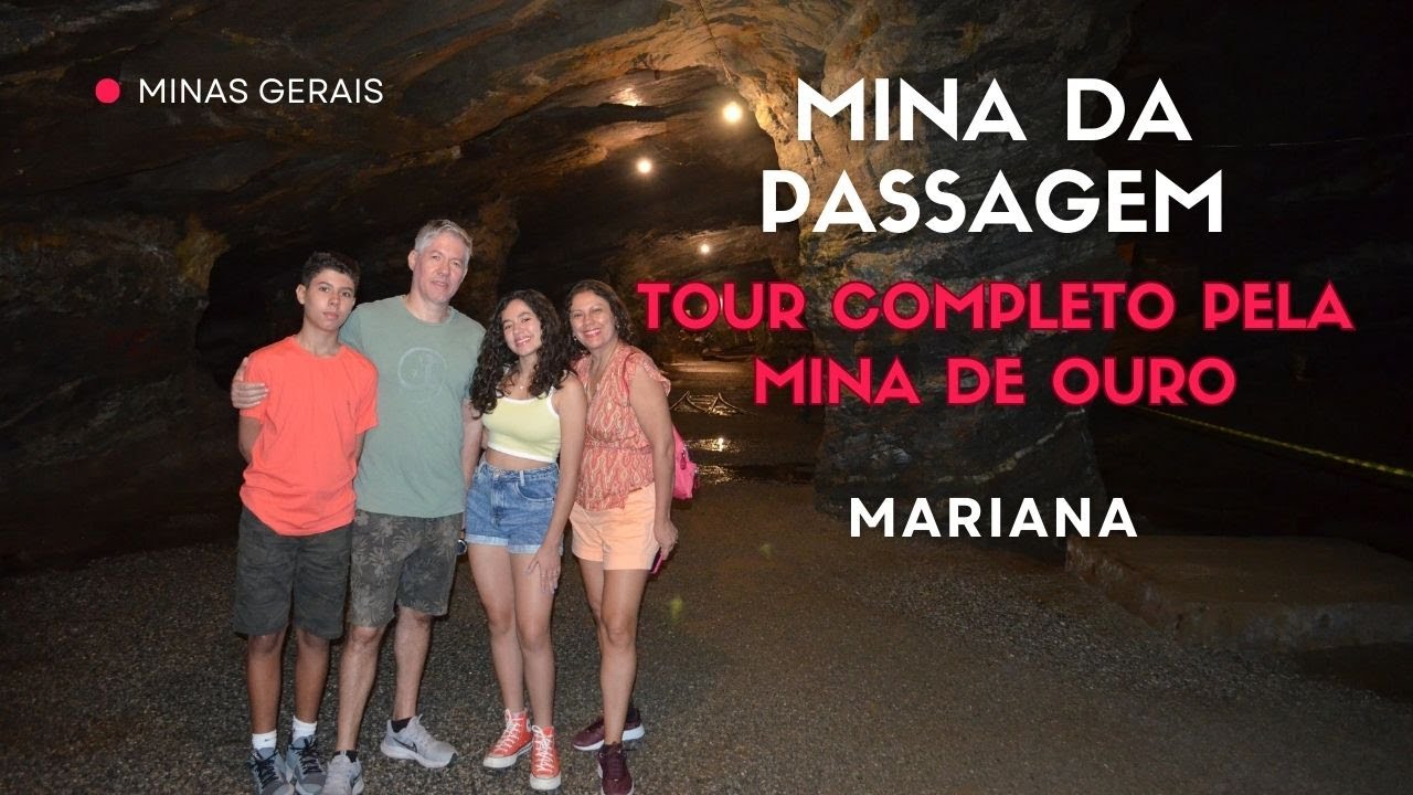Mina da passagem, a maior mina de ouro aberta ao público do mundo: tour completo - Mariana MG