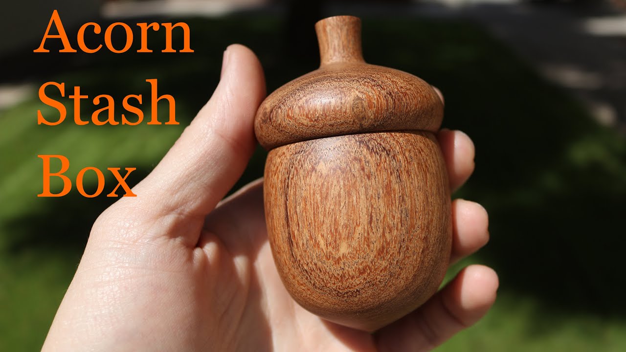 Woodturning - Making an Acorn Box