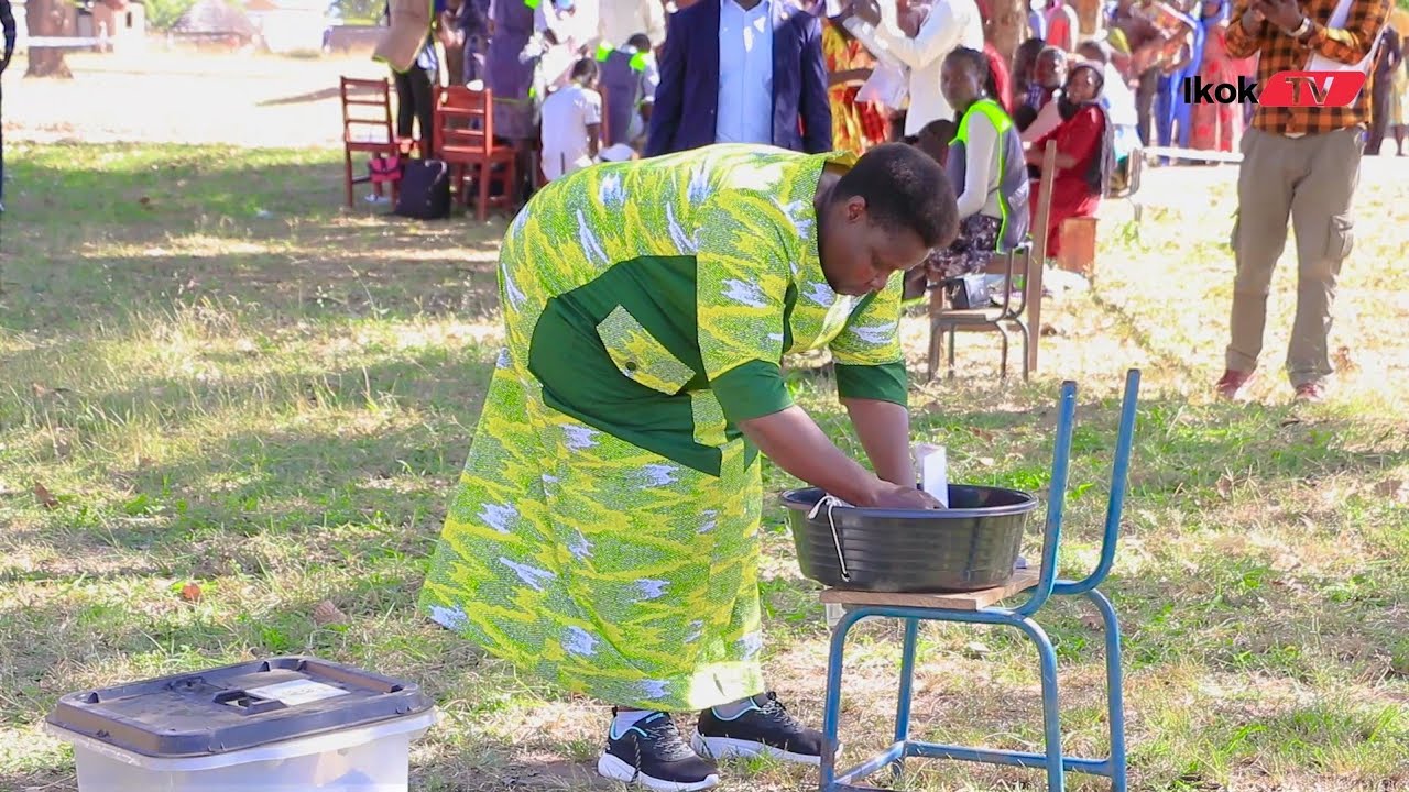 VP Jessica Alupo Votes at Her Village Polling Station in Uganda Elections
